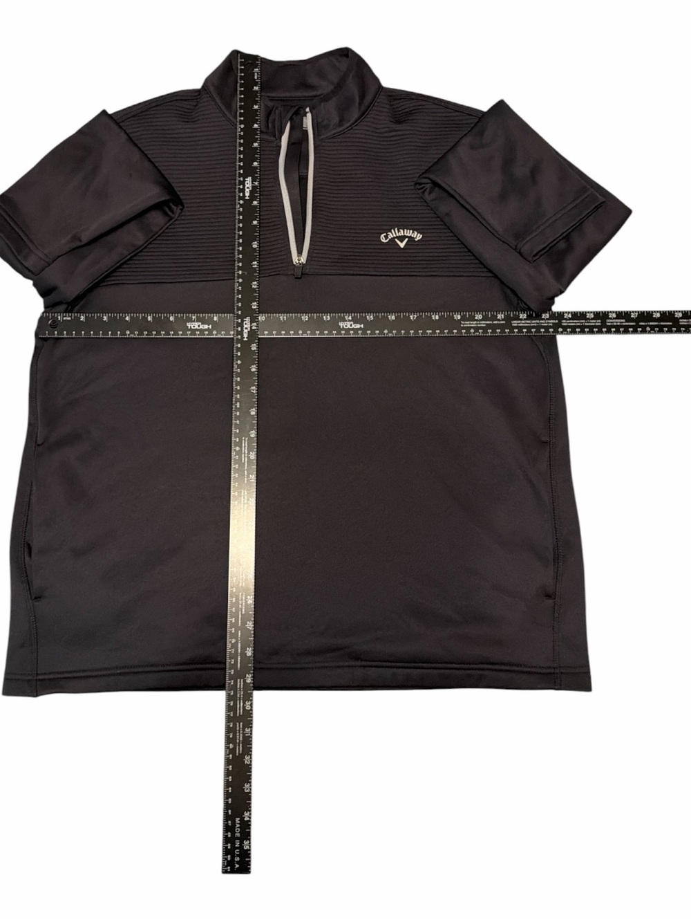 Callaway Golf athletic Drifit 1/4 quarter Zip jacket Long Sleeve Pullover Large - Picture 6 of 6